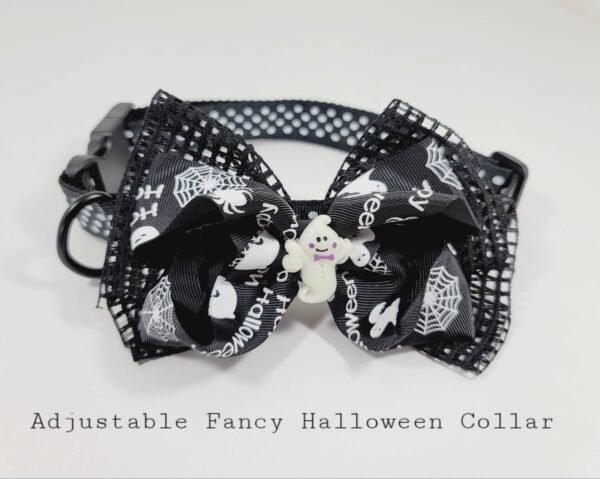 Ghost Adjustable Fancy Collar with Bow